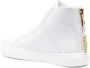 Moschino leather hi-top sneakers White - Thumbnail 3