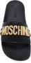 Moschino lettering logo slides Black - Thumbnail 4