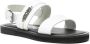 Moschino logo-appliqué sandals White - Thumbnail 2
