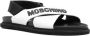 Moschino logo-embossed criss-cross sandals White - Thumbnail 2