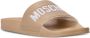 Moschino logo-embossed moulded-footbed slides Neutrals - Thumbnail 2