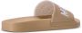 Moschino logo-embossed moulded-footbed slides Neutrals - Thumbnail 3