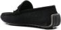 Moschino logo-embossed short-pile loafers Black - Thumbnail 3