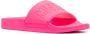 Moschino logo-embossed slides Pink - Thumbnail 2