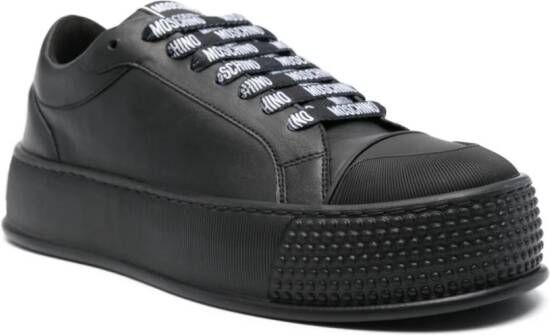 Moschino logo-embossed sneakers Black