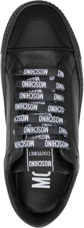 Moschino logo-embossed sneakers Black