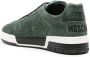 Moschino logo-embroidered suede sneakers Green - Thumbnail 3