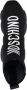 Moschino logo intarsia-knit high-top sneakers Black - Thumbnail 4
