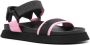 Moschino logo-jacquard flat sandals Black - Thumbnail 2
