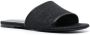 Moschino logo-jacquard leather sandals Black - Thumbnail 2