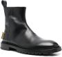 Moschino logo-lettering boots Black - Thumbnail 2