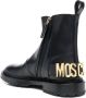 Moschino logo-lettering boots Black - Thumbnail 3