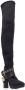 Moschino logo-lettering knee-lenght boots Black - Thumbnail 2