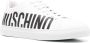 Moschino logo-lettering lace-up sneakers White - Thumbnail 2
