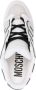 Moschino logo-lettering leather sneakers White - Thumbnail 4