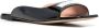 Moschino logo-lettering patent sandals Black - Thumbnail 2