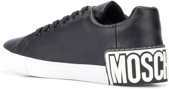 Moschino logo low-top sneakers Black