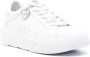 Moschino logo-patch leather sneakers White - Thumbnail 2