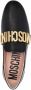 Moschino logo plaque almond-toe loafers Black - Thumbnail 4