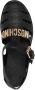 Moschino logo-plaque caged sandals Black - Thumbnail 4