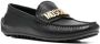 Moschino logo-plaque detail loafers Black - Thumbnail 2