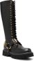 Moschino logo-plaque leather boots Black - Thumbnail 2
