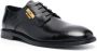 Moschino logo-plaque Derby shoes Black - Thumbnail 2
