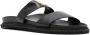 Moschino logo-plaque strappy sandals Black - Thumbnail 2