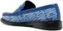Moschino logo-print denim loafers Blue - Thumbnail 3