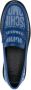 Moschino logo-print denim loafers Blue - Thumbnail 4