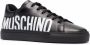 Moschino logo-print lace-up sneakers Black - Thumbnail 2