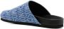 Moschino logo-print slippers Blue - Thumbnail 3