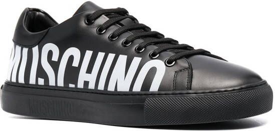 Moschino logo-print sneakers Black