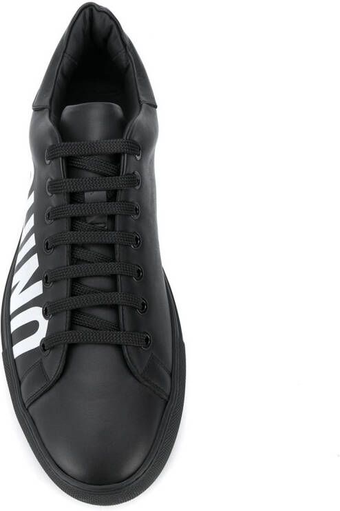 Moschino logo-print sneakers Black