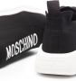 Moschino logo-print sock-style sneakers Black - Thumbnail 2