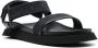 Moschino logo-print touch-strap sandals Black - Thumbnail 2