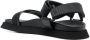 Moschino logo-print touch-strap sandals Black - Thumbnail 3