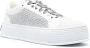 Moschino logo-shoelace leather sneakers White - Thumbnail 2