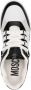 Moschino logo-tape leather sneakers White - Thumbnail 4