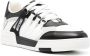 Moschino logo-tape leather sneakers White - Thumbnail 2