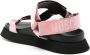 Moschino logo-tape sandals Pink - Thumbnail 3