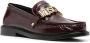 Moschino loog-plaque leather loafers Red - Thumbnail 2