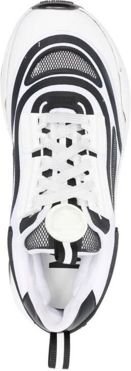 Moschino low-top lace-up sneakers White
