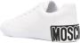 Moschino low-top leather sneakers White - Thumbnail 3