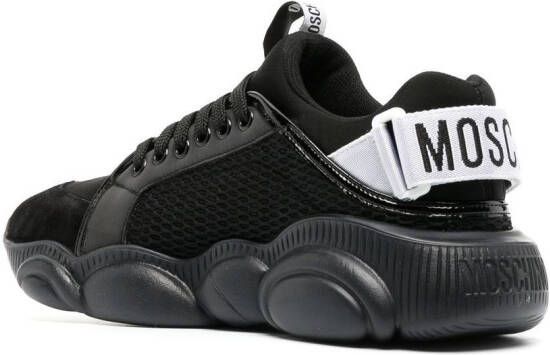 Moschino panelled chunky sneakers Black