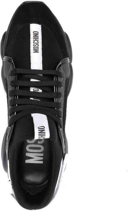 Moschino panelled chunky sneakers Black