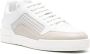 Moschino panelled leather sneakers White - Thumbnail 2