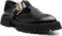 Moschino pointed-toe leather loafers Black - Thumbnail 2