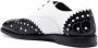 Moschino punched-holes leather brogues White - Thumbnail 3