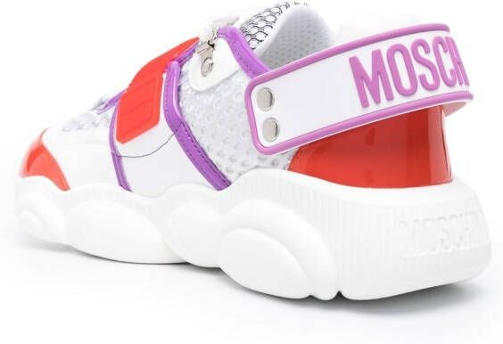 Moschino Roller Skates Mesh Teddy sneakers White